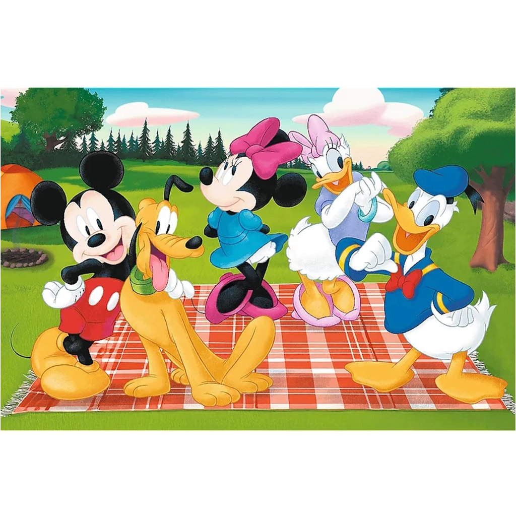Mickey egér és barátai: Piknik 24 db-os Maxi puzzle - Trefl kép 2