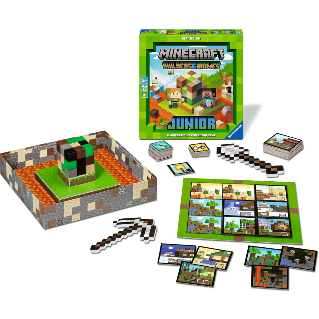Minecraft: Builders & Biomes junior társasjáték - Ravensburger kép 2