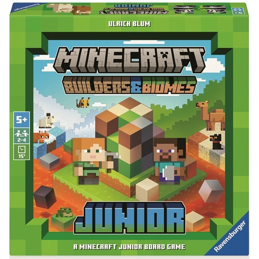 Minecraft: Builders & Biomes junior társasjáték - Ravensburger