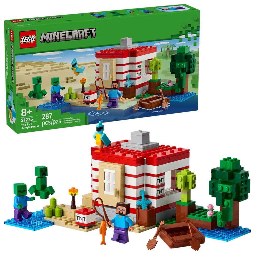 LEGO® Minecraft: Dinamitház a dzsungelben (21275) kép 1