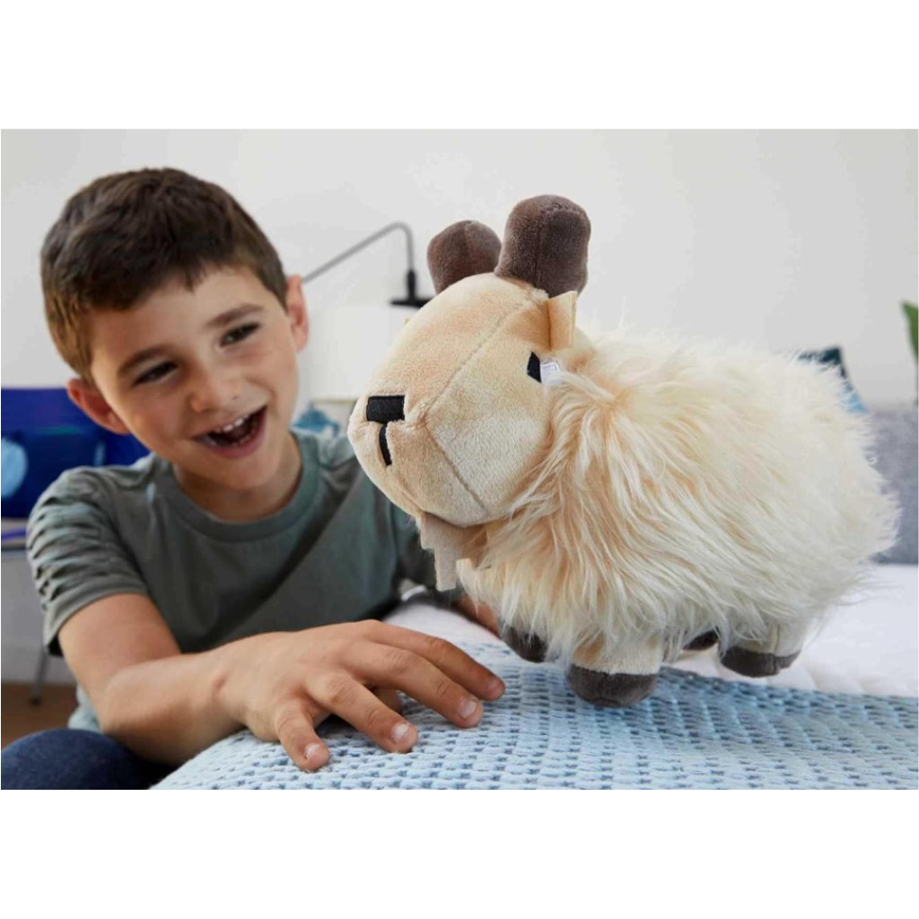 Minecraft Kecske (Goat) plüss figura – Mattel kép 2