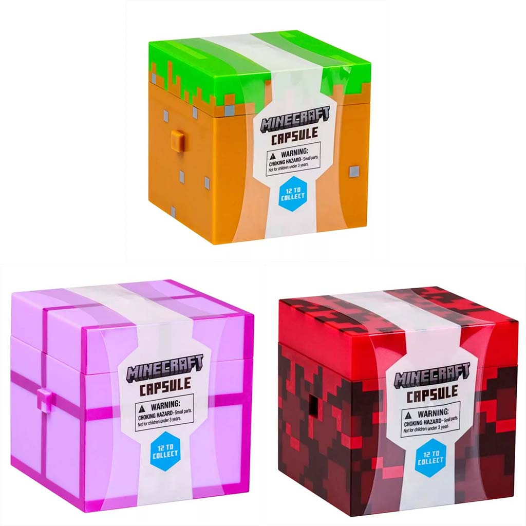 Minecraft meglepetés kapszula 7cm-es figurákkal kép 1