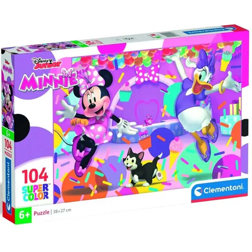 Minnie egér 104db-os supercolor puzzle - Clementoni