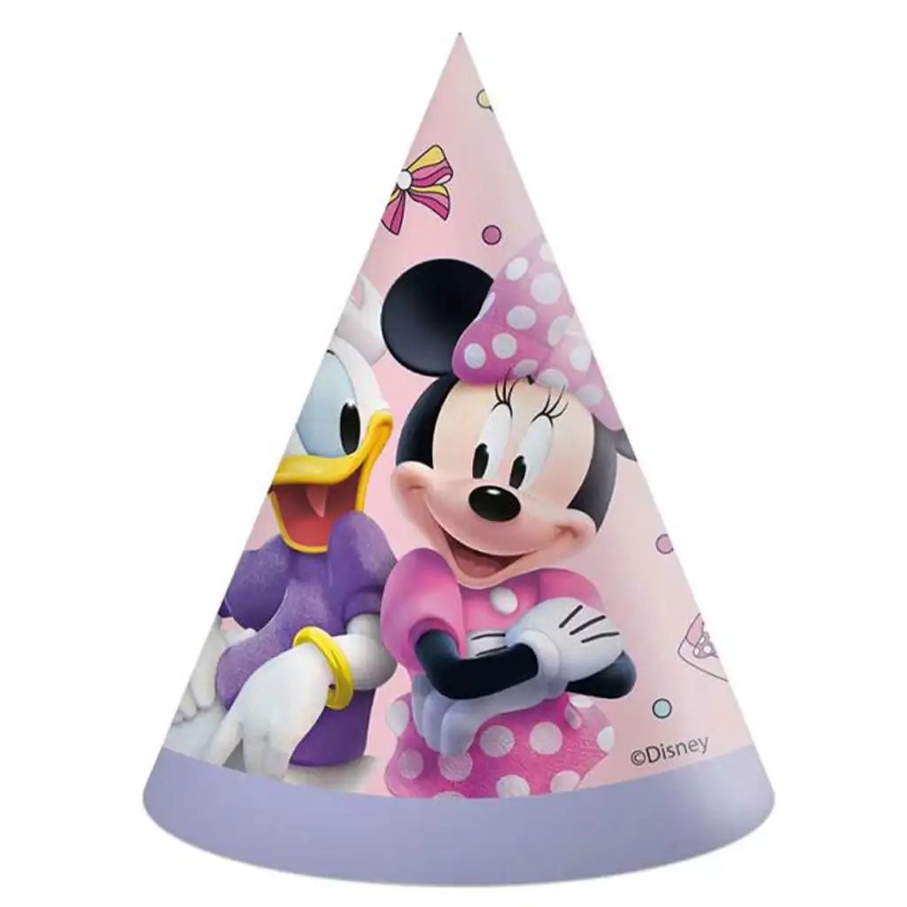 Disney Minnie egeres papír party kalap 6db-os szett