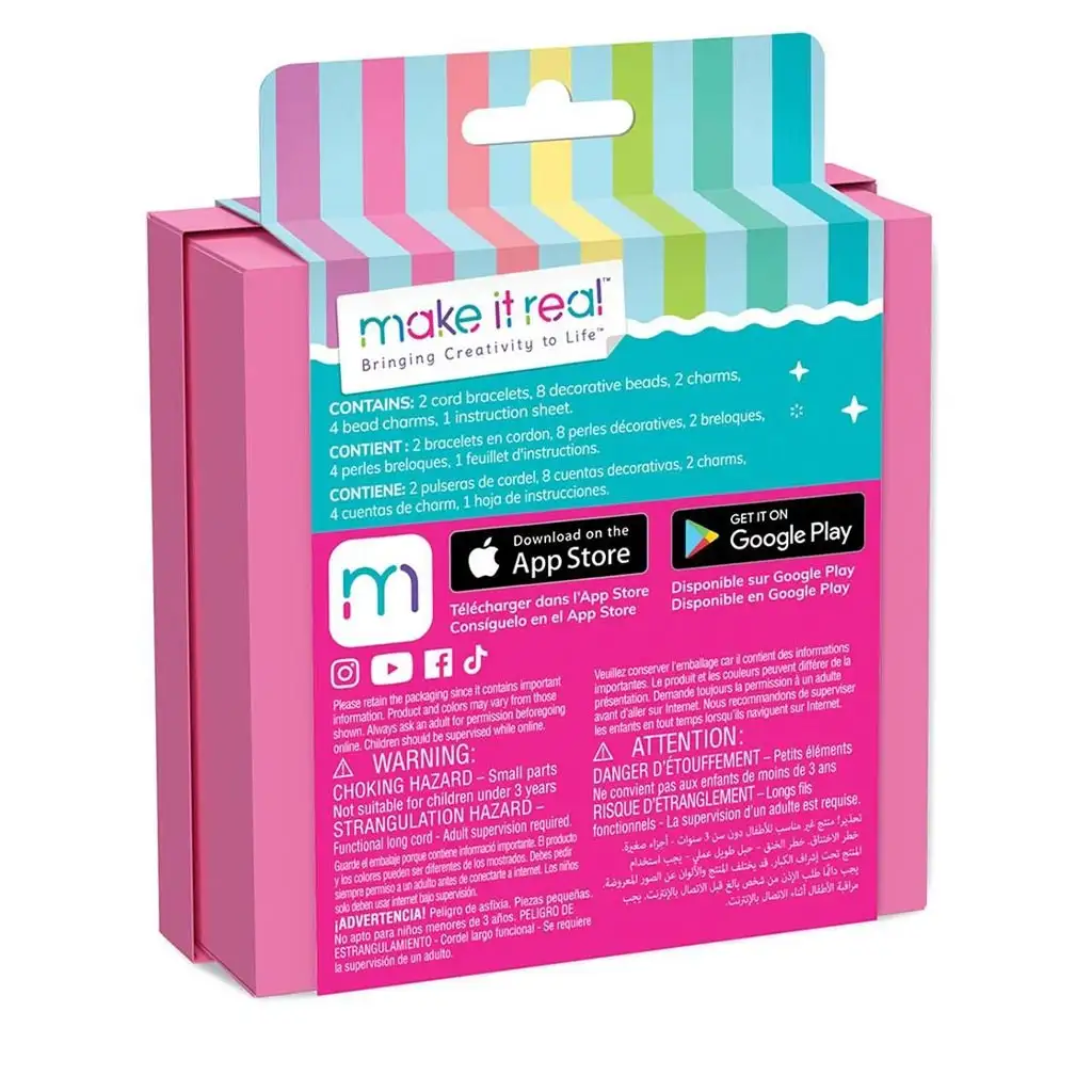 Make It Real: Ékszerkészítés, halo charm karkötők pink tárolóban kép 2