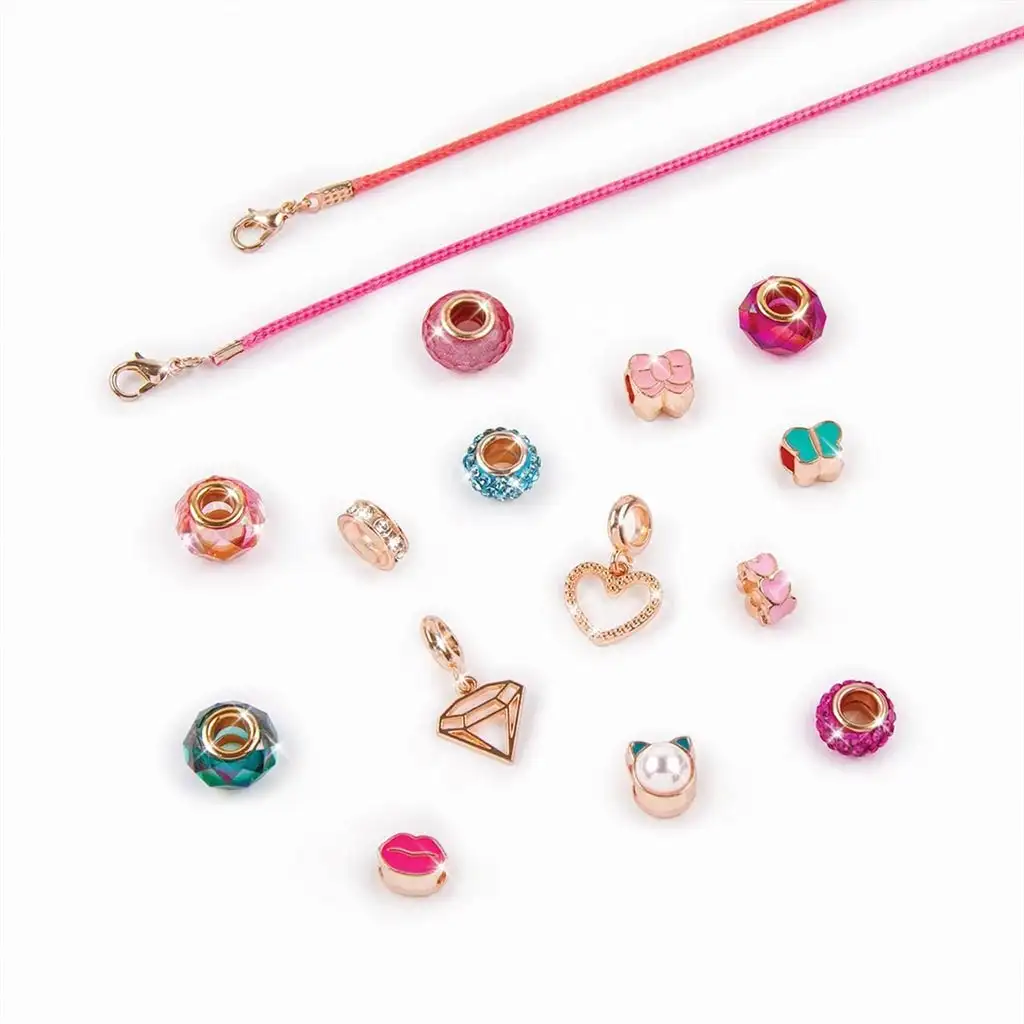 Make It Real: Ékszerkészítés, halo charm karkötők pink tárolóban kép 3