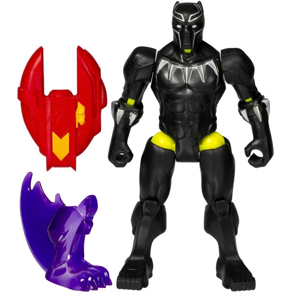Marvel Mix Mashers: Bosszúállók Fekete Párduc figura kiegészítőkkel - Hasbro kép 2