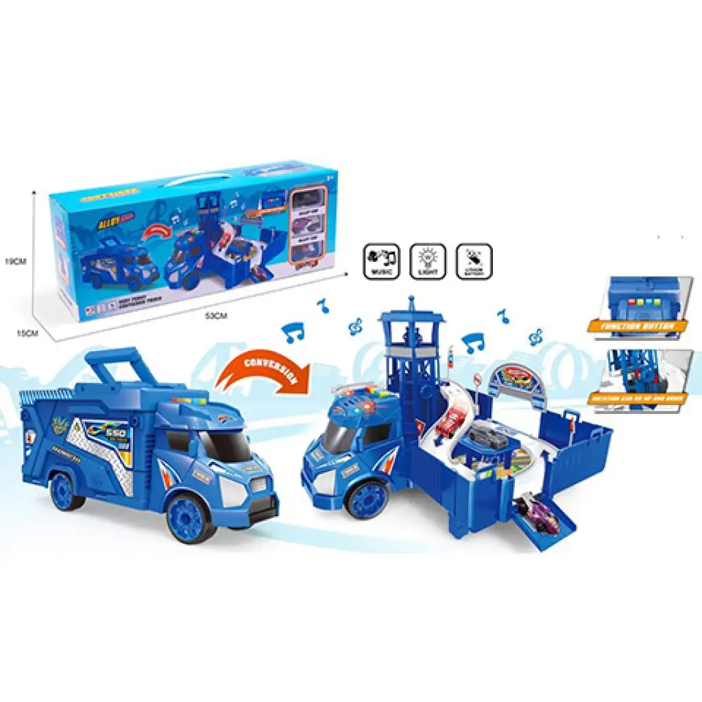 Átalakítható rendőrségi kamion szett funkciókkal