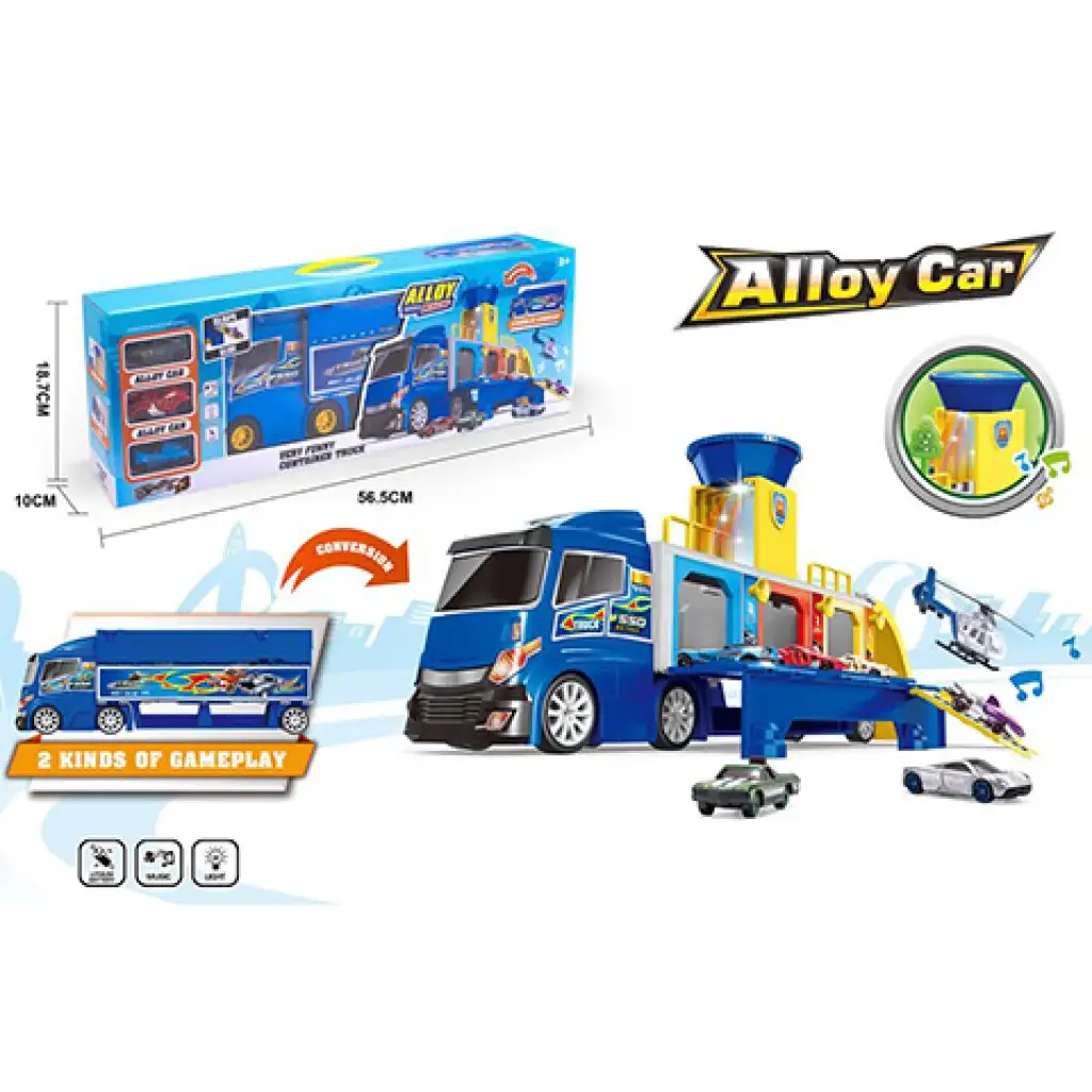 Parkológarázzsá alakítható kamion készlet funkciókkal