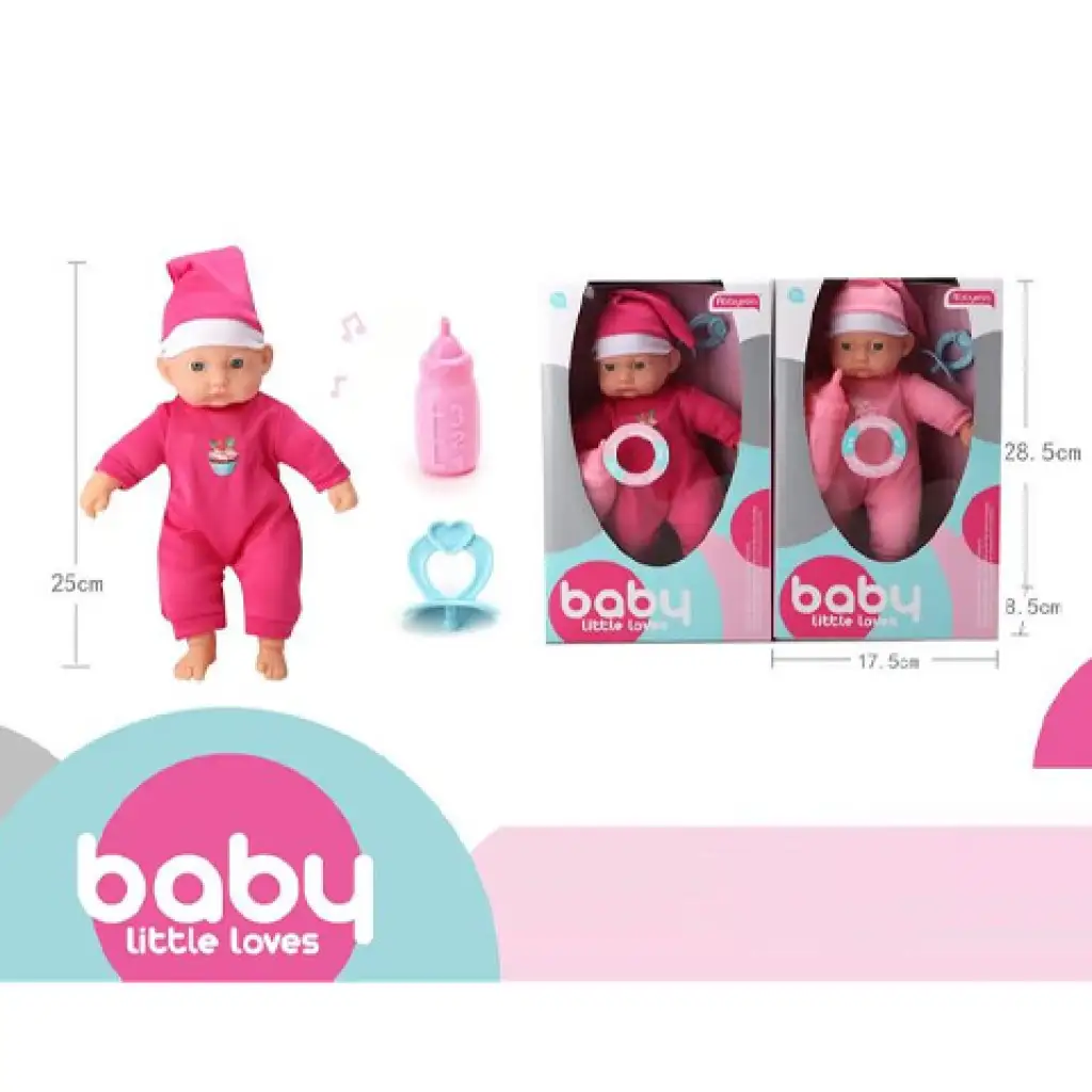 Pizsamás csecsemő baba cumival cumisüveggel kétféle változatban kép 2