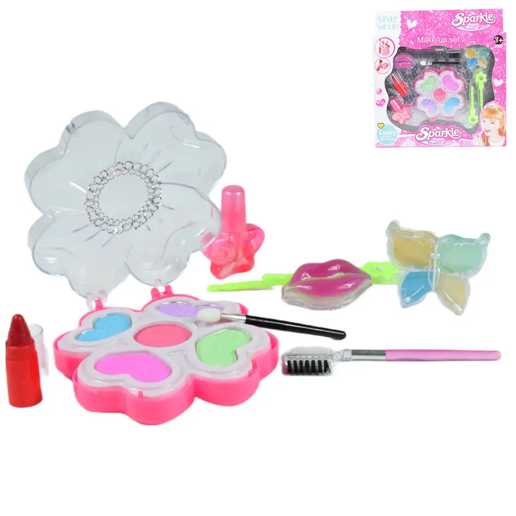 Sparkle Beauty Girl: Sminkszett szájfényekkel és sminkpalettával