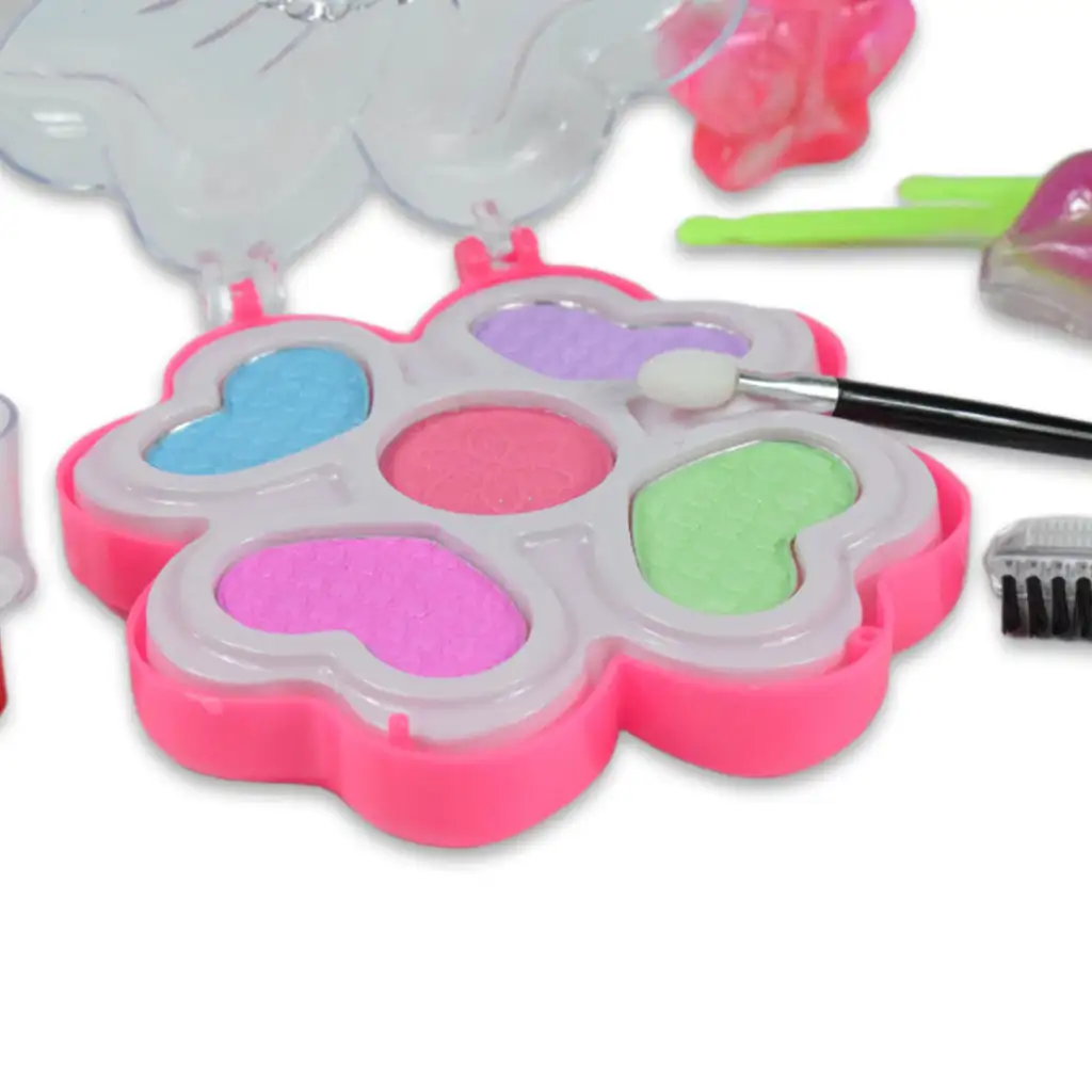 Sparkle Beauty Girl: Sminkszett szájfényekkel és sminkpalettával kép 3