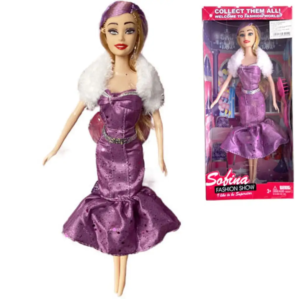 Nicky: Sabina Fashion Show divatbaba fésűvel kétféle változatban kép 5