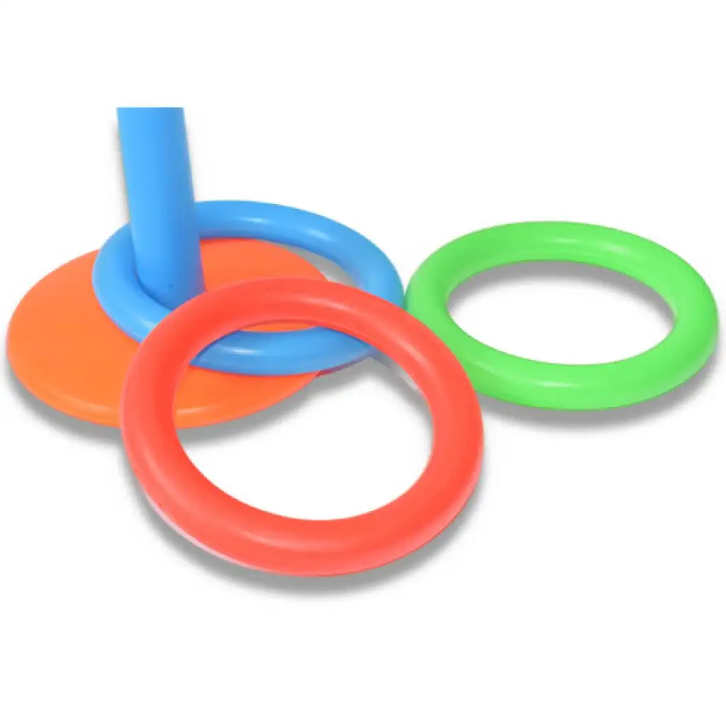 Színes kacsás karikadobáló játék szett kép 3