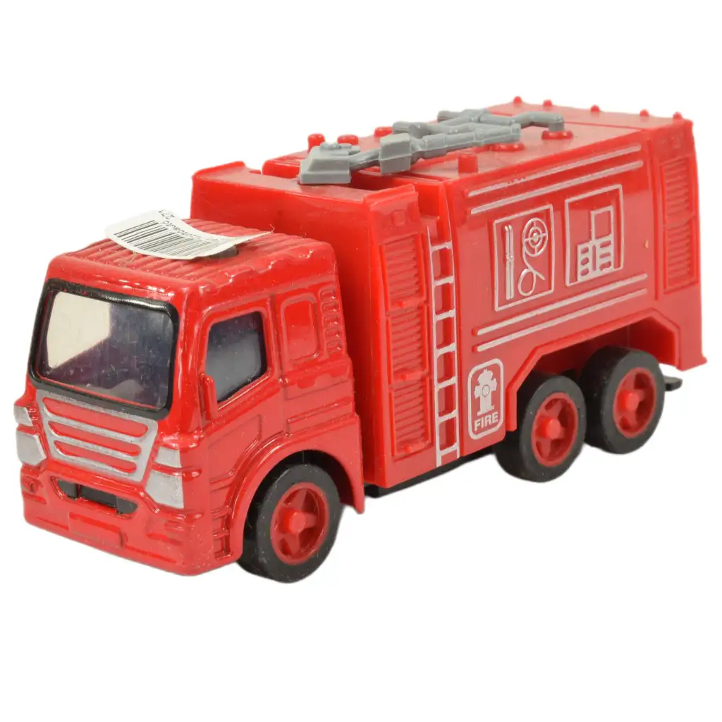 Fire Rescue: Lendkerekes tűzoltósági kamion többféle változatban 9,5cm 1db kép 8