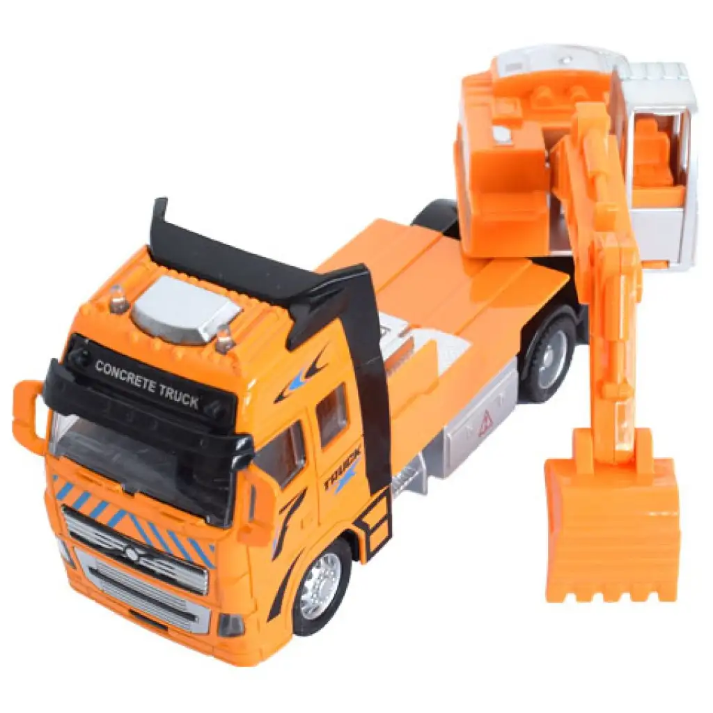 Markolós teherautó sárga színben fénnyel és hanggal 1/38 kép 3