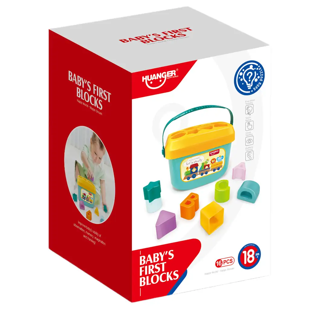 Happy World: Színes formaválogató betűkkel és formákkal kép 3