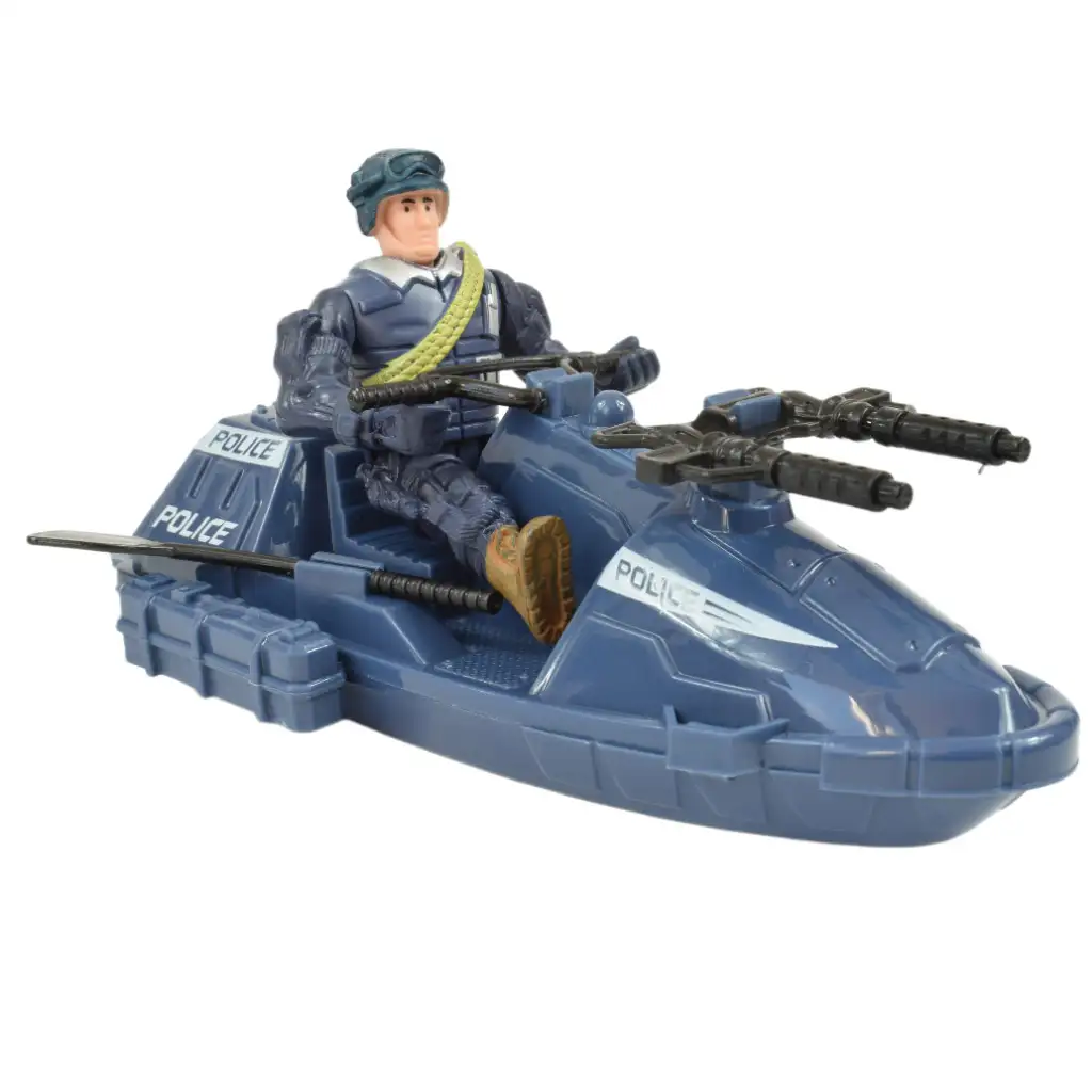 City Police: Rendőrségi játékszett járművekkel és rendőrrel kép 7