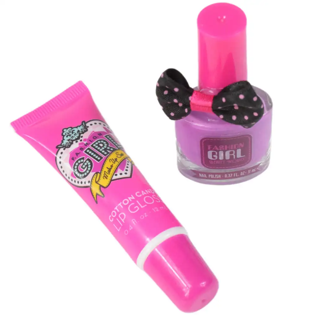 Fashion Girl: Nagy sminkszett hajkrétával, szájfénnyel és kiegészítőkkel kép 3