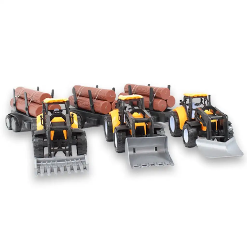 Engineering Truck: Rönkszállító traktor többféle változatban 43cm kép 2