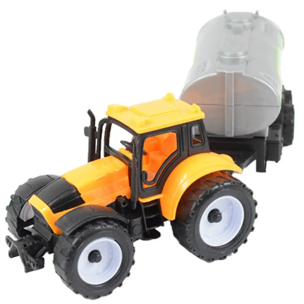 Farmer Truck: Farm traktorok utánfutóval 3 db-os szett 28cm kép 3