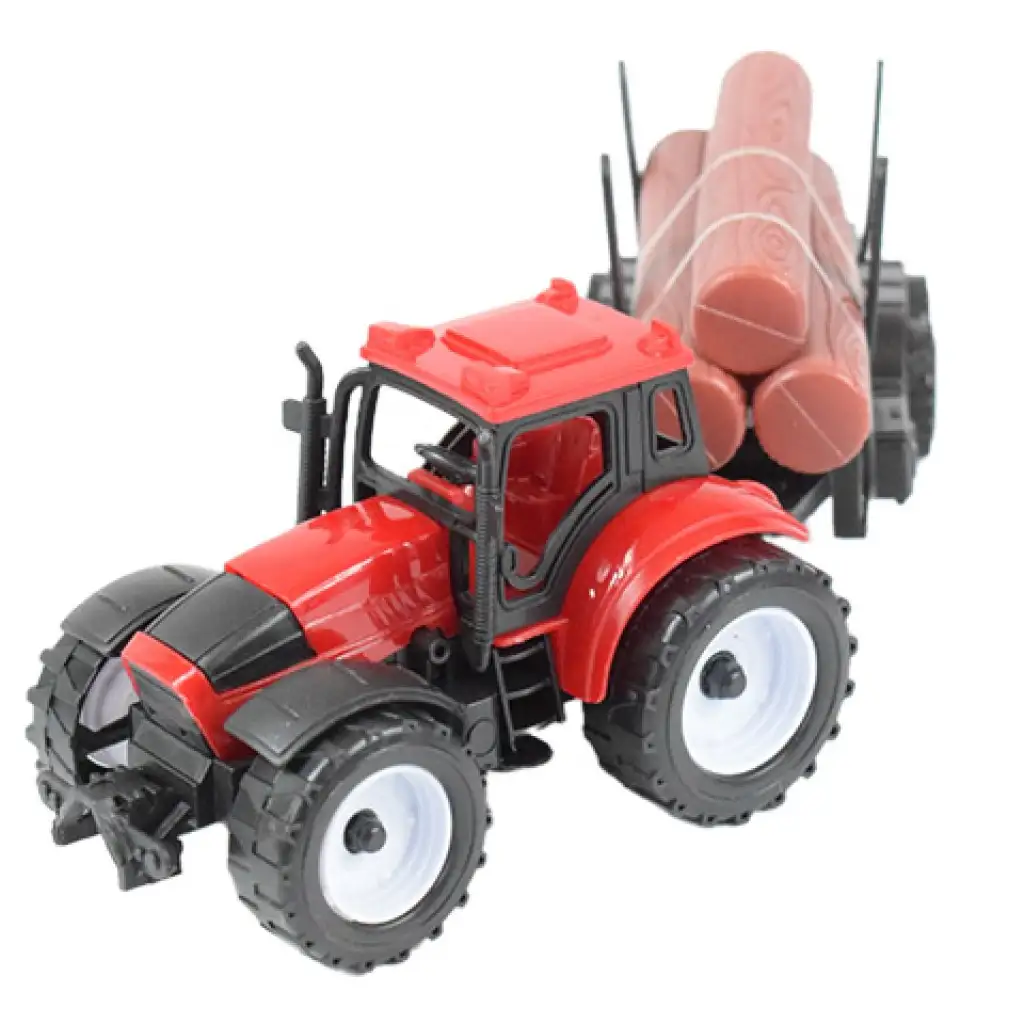 Farmer Truck: Farm traktorok utánfutóval 3 db-os szett 28cm kép 4