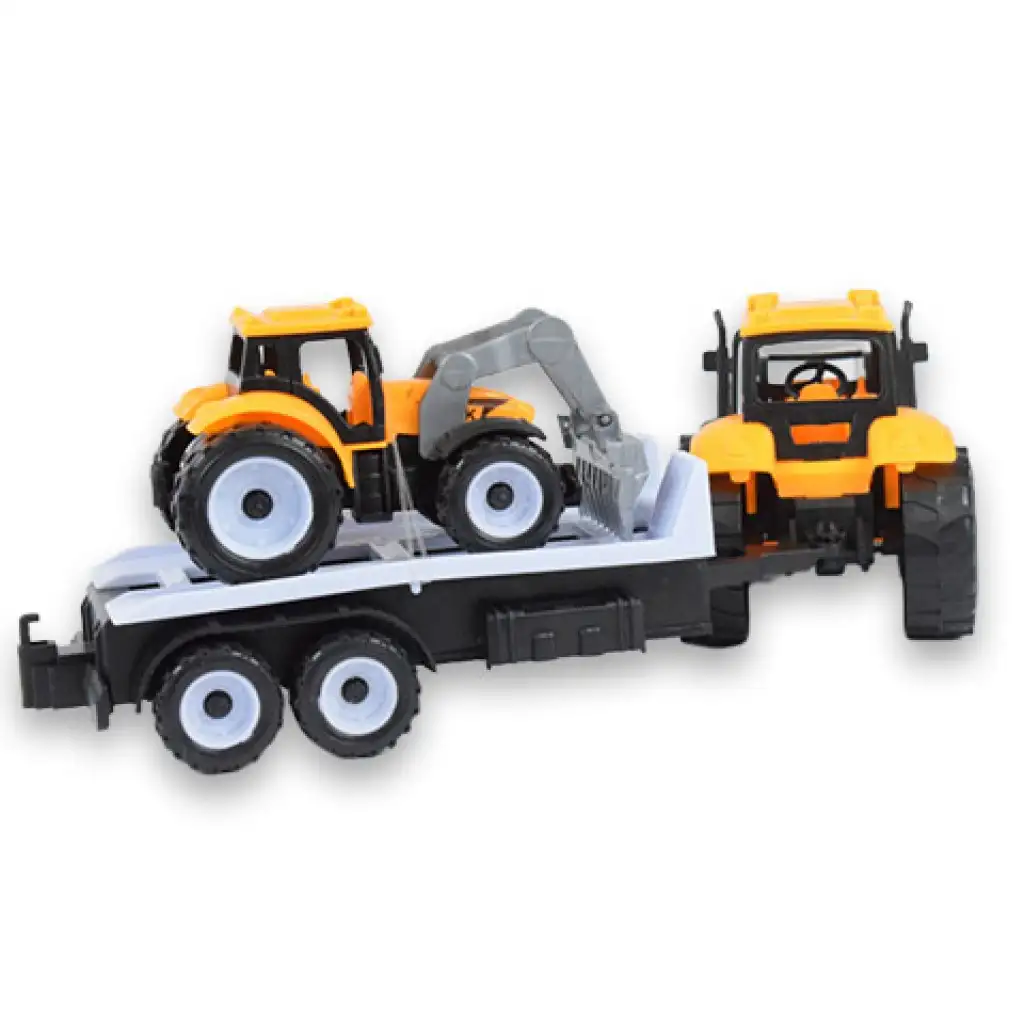 Engineering Truck: Két részes munkagép szett rönkszállító és tréleres traktorral kép 3