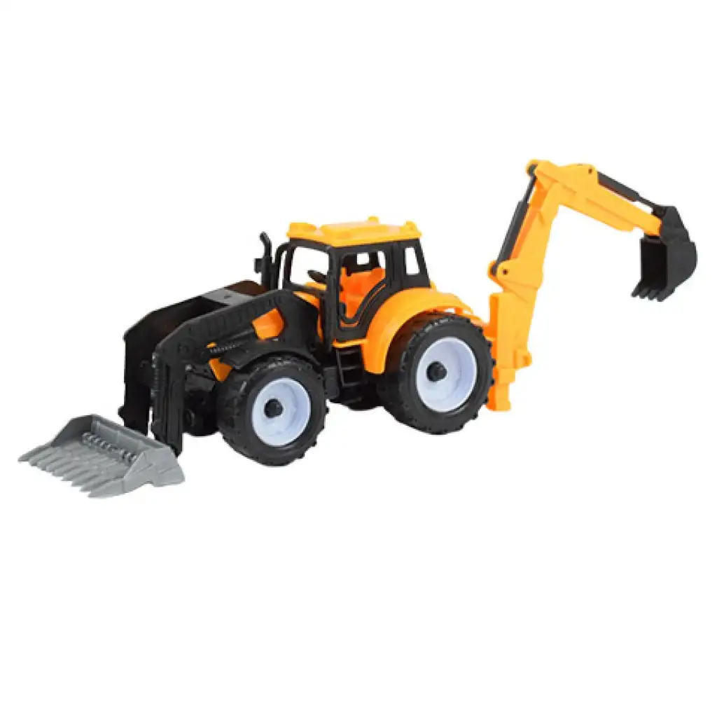 Engineering Truck: Munkagép szett traktorokkal és hordóval kétféle változatban kép 6