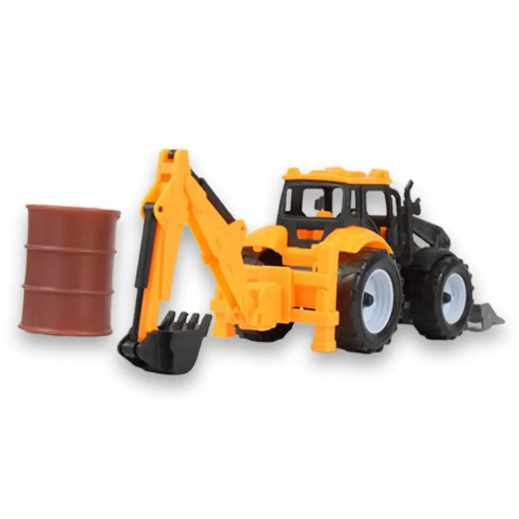 Engineering Truck: 2 részes munkagép szett traktorokkal, tartályos utánfutóval és hordóval kép 5