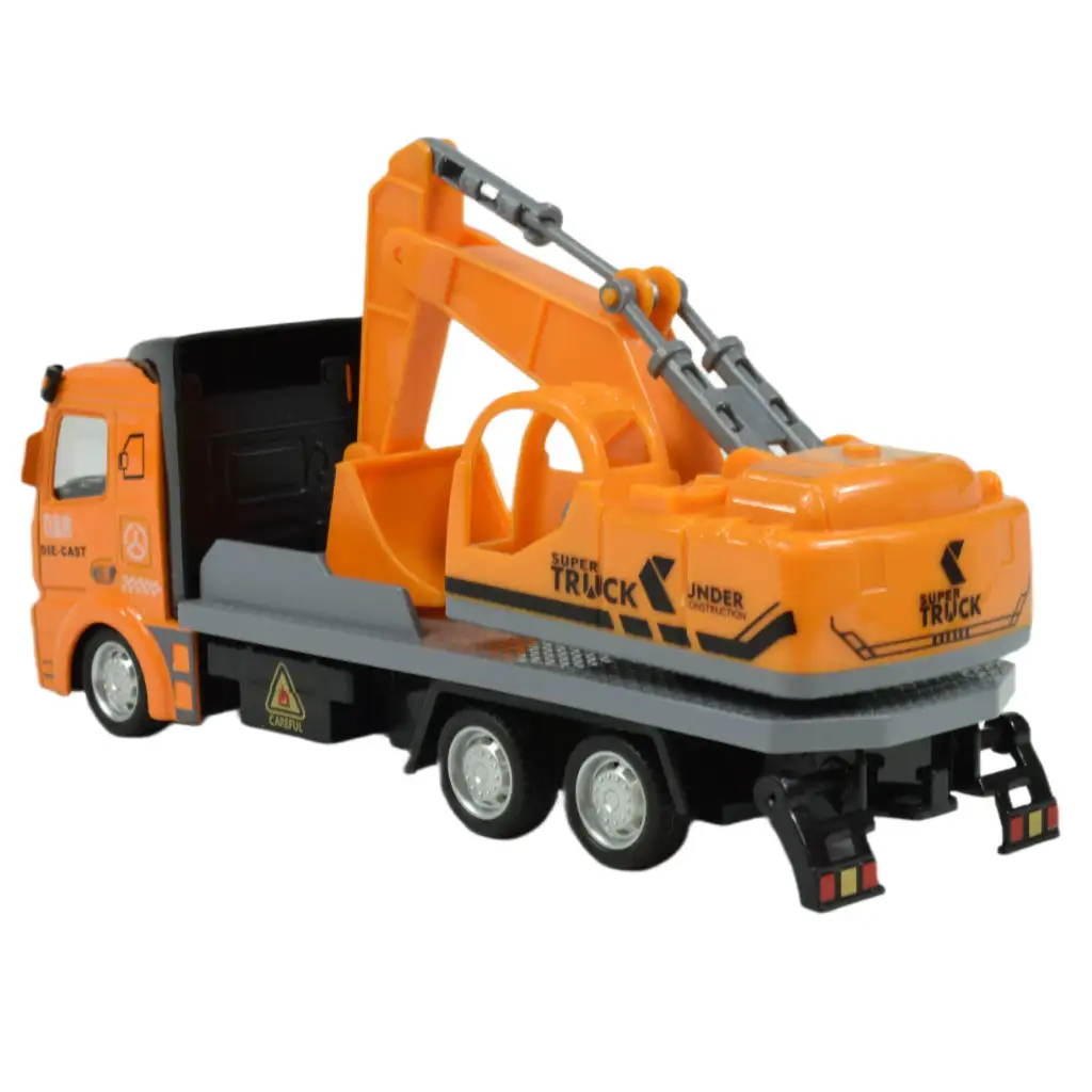 Super Truck: Lendkerekes markológépes teherautó 19cm kép 2