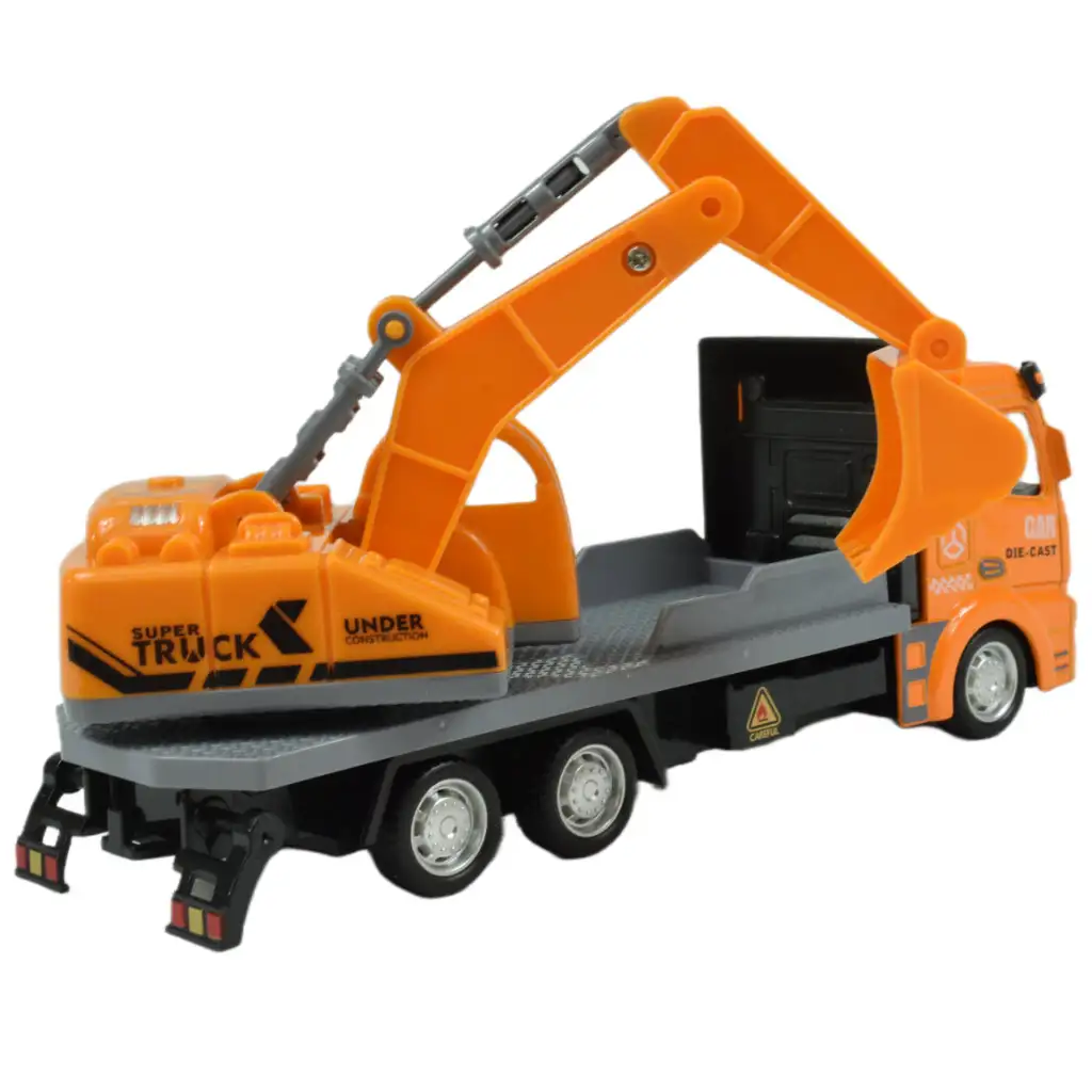 Super Truck: Lendkerekes markológépes teherautó 19cm kép 3