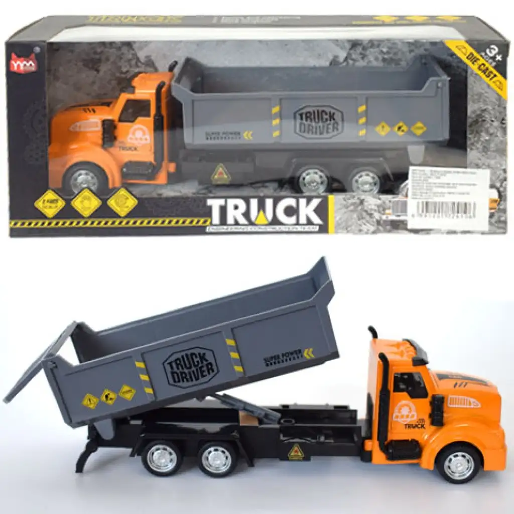 Billenőplatós kamion hátrahúzós meghajtással 1/48