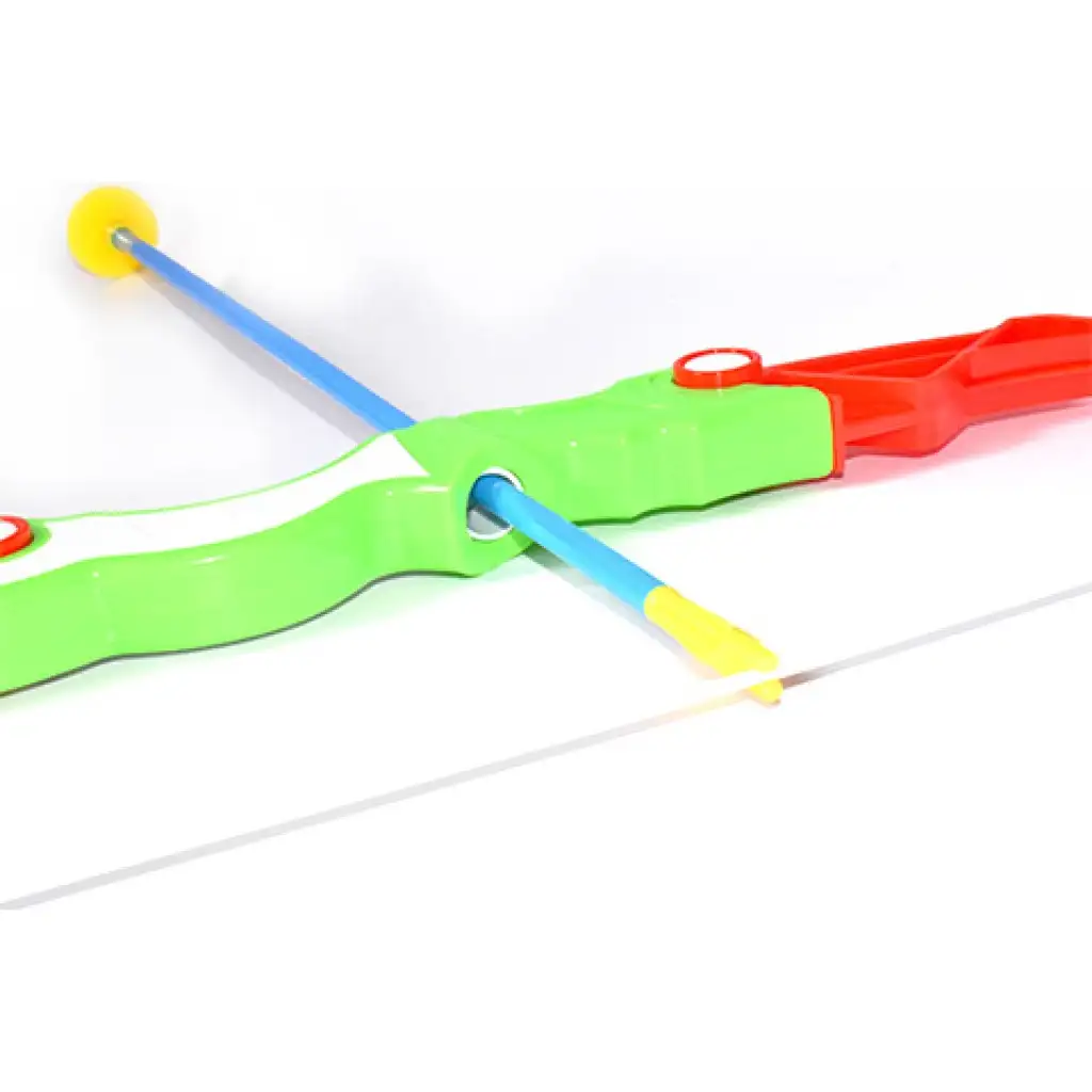 Prémium íj szett tapadókorongos nyílvesszőkkel, 10 méteres lövő távval 52cm kép 2