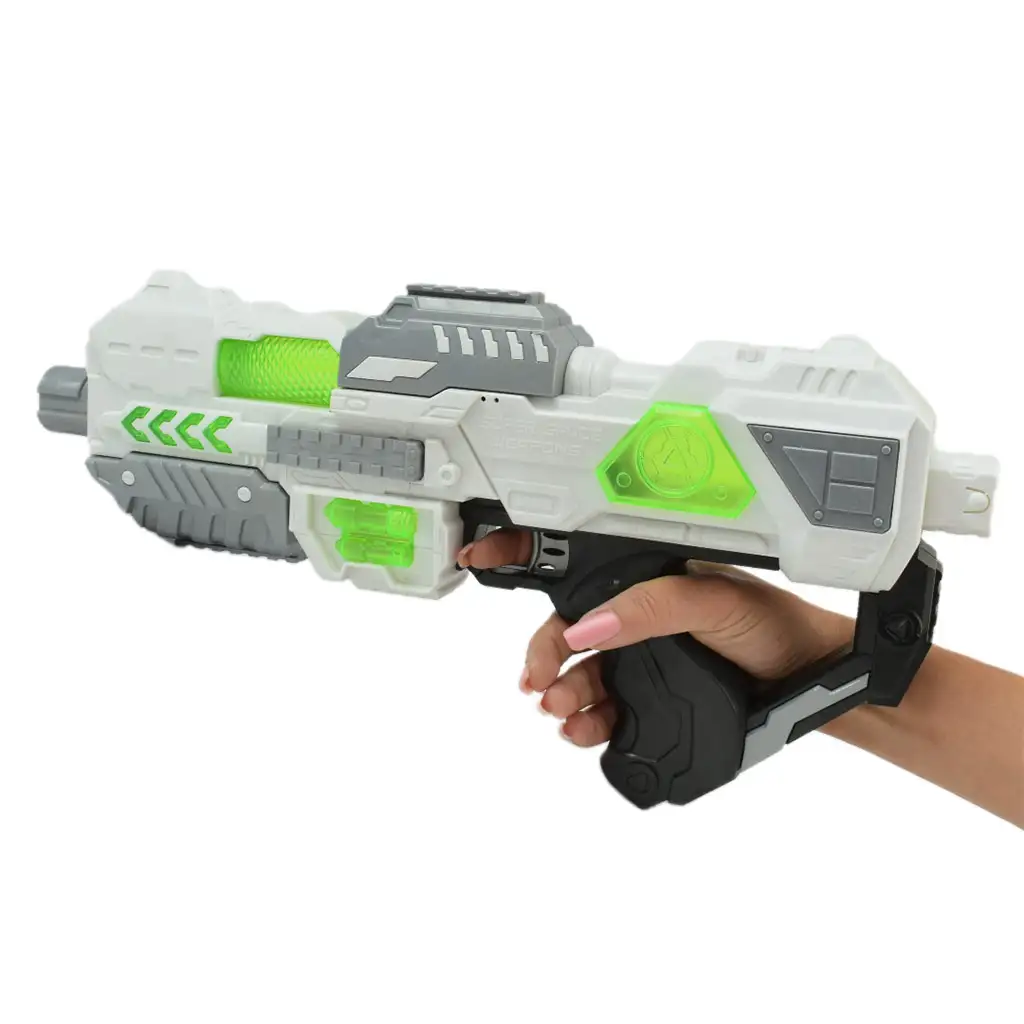 Space Series: Űrfegyver támasztékkal, fénnyel és hanggal 40cm kép 3