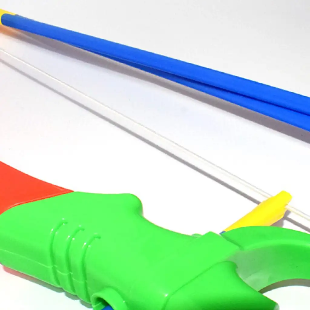 Íj szett tapadókorongos nyílvesszőkkel, céltáblával 60cm kép 2