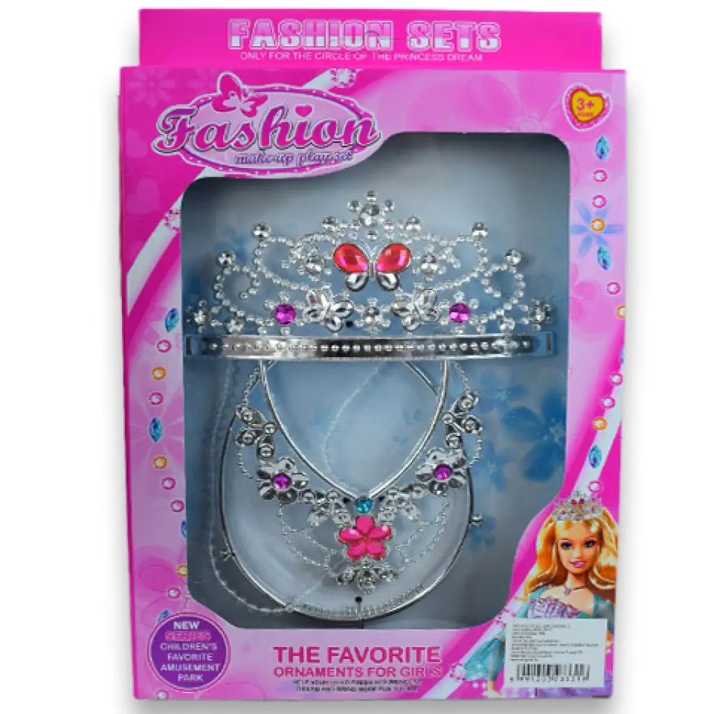 Hercegnős szépségszett tiarával és nyaklánccal kép 2