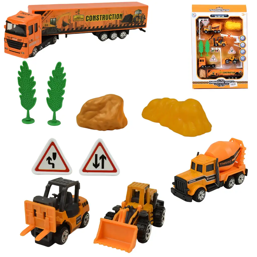 Engineering Vehicle: Építőipari járművek játékszett kiegészítőkkel