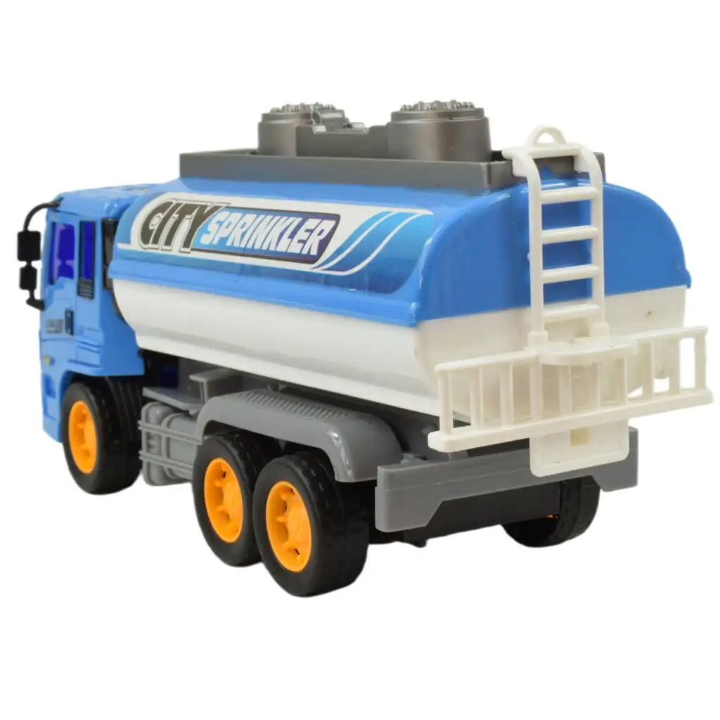 Construction Truck: Tartályos teherautó lendkerekes kialakítással 19cm kép 4