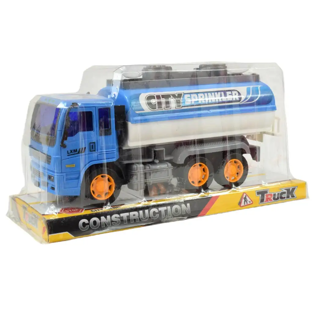 Construction Truck: Tartályos teherautó lendkerekes kialakítással 19cm kép 5