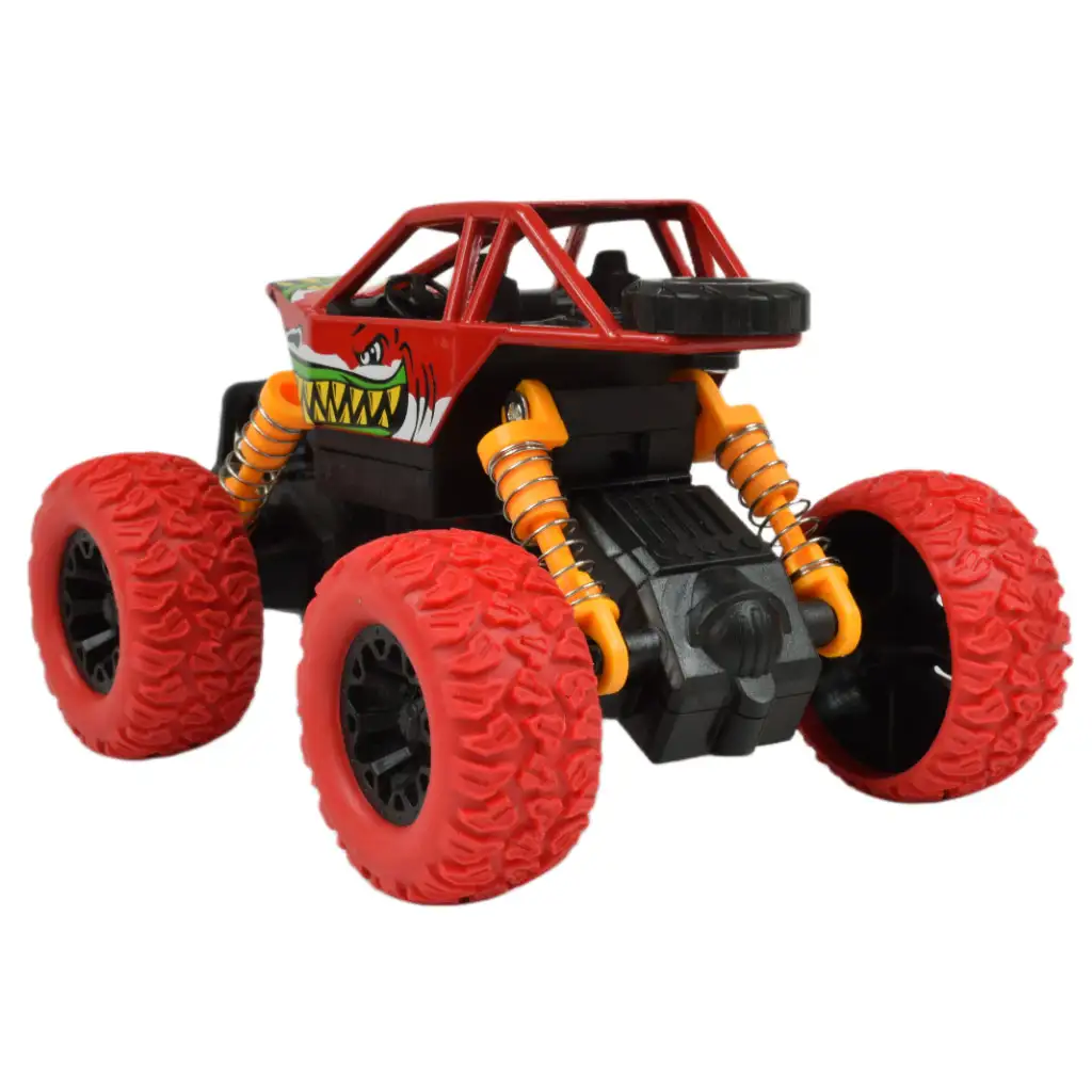 Big Foot Series: Lendkerekes cápás offroad terepjáró autó kétféle változatban 13cm kép 4