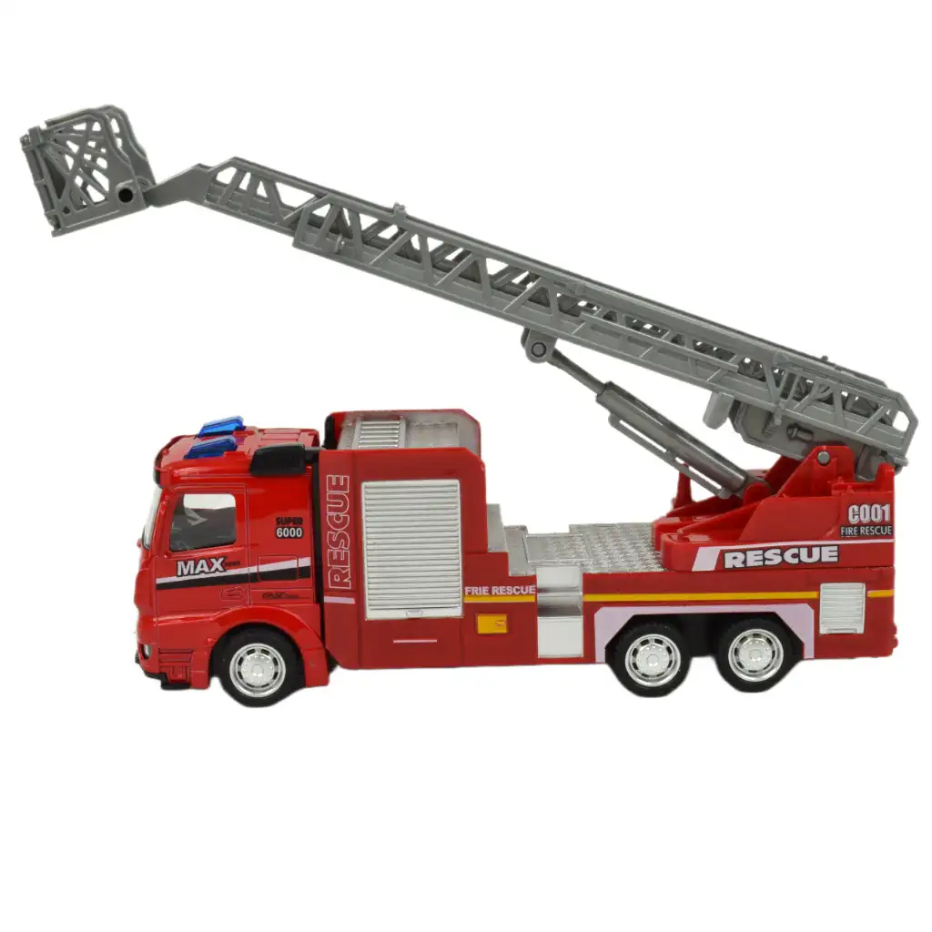 Fire Rescue: Lendkerekes tűzoltósági kamion fénnyel és hanggal többféle változatban 19cm 1db kép 3