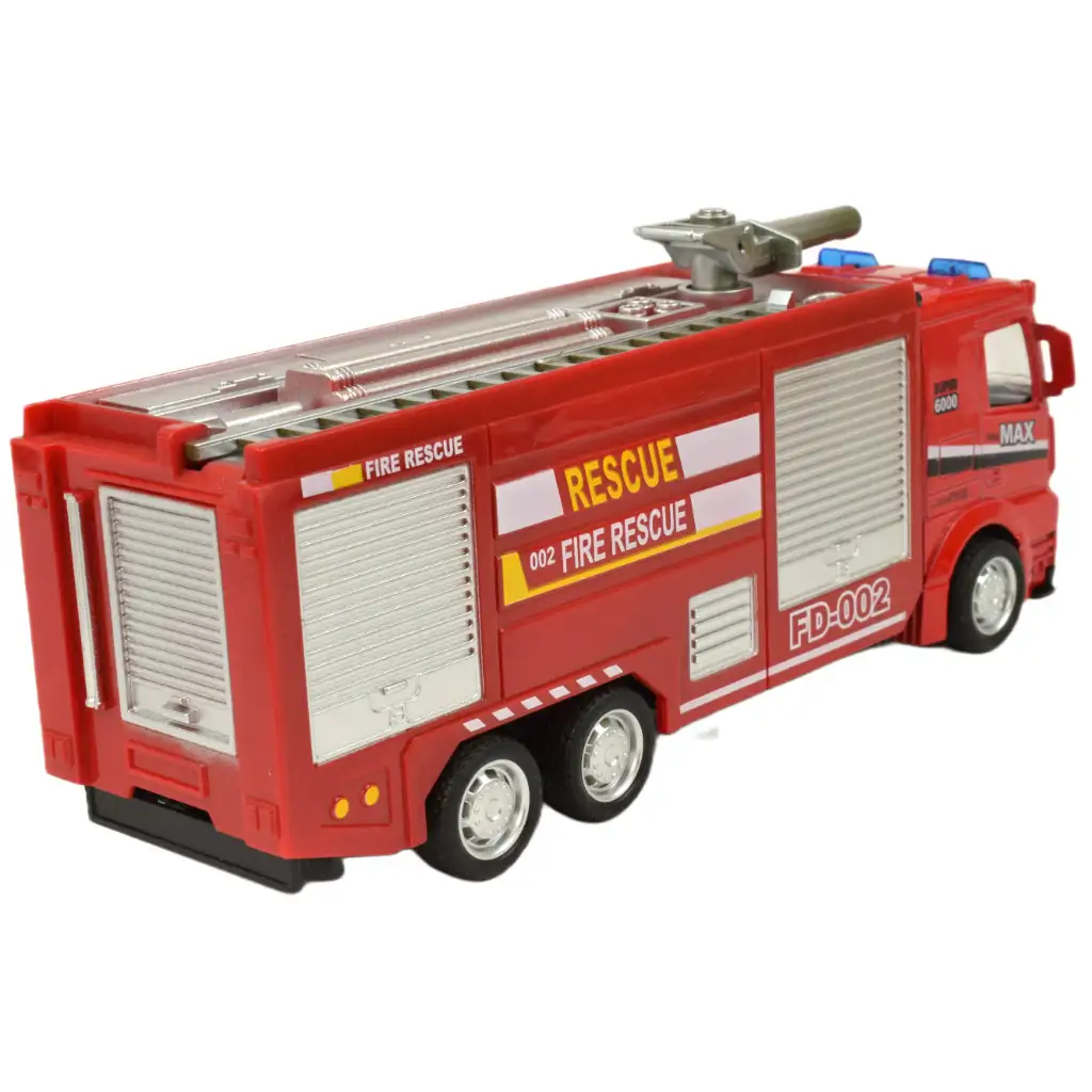 Fire Rescue: Lendkerekes tűzoltósági kamion fénnyel és hanggal többféle változatban 19cm 1db kép 10