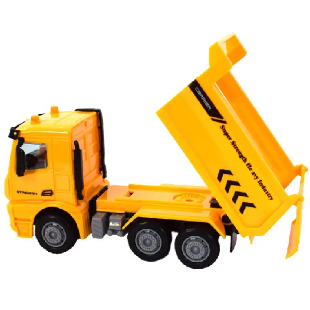 Sárga billencs teherautó 17cm kép 3