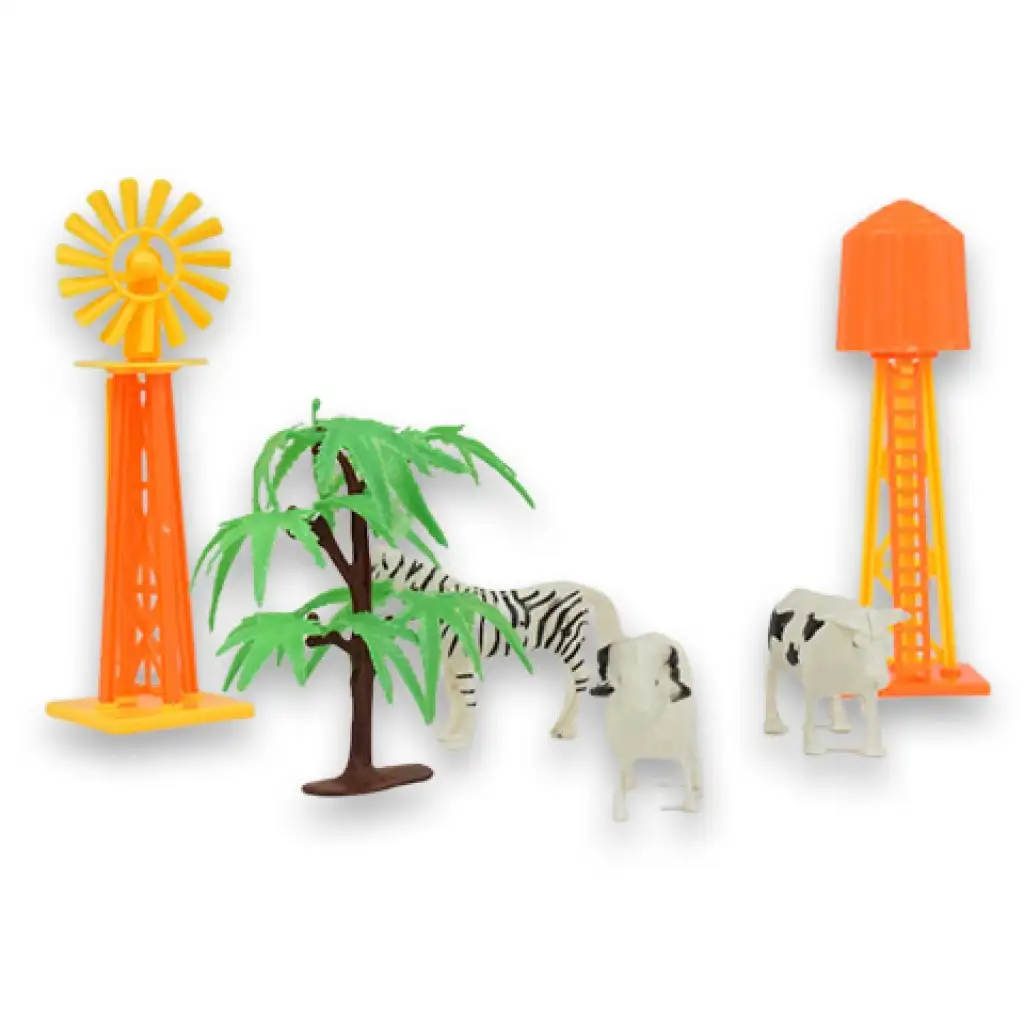 Happy Farm: Farm szett traktorral, állatokkal és kiegészítőkkel kép 4