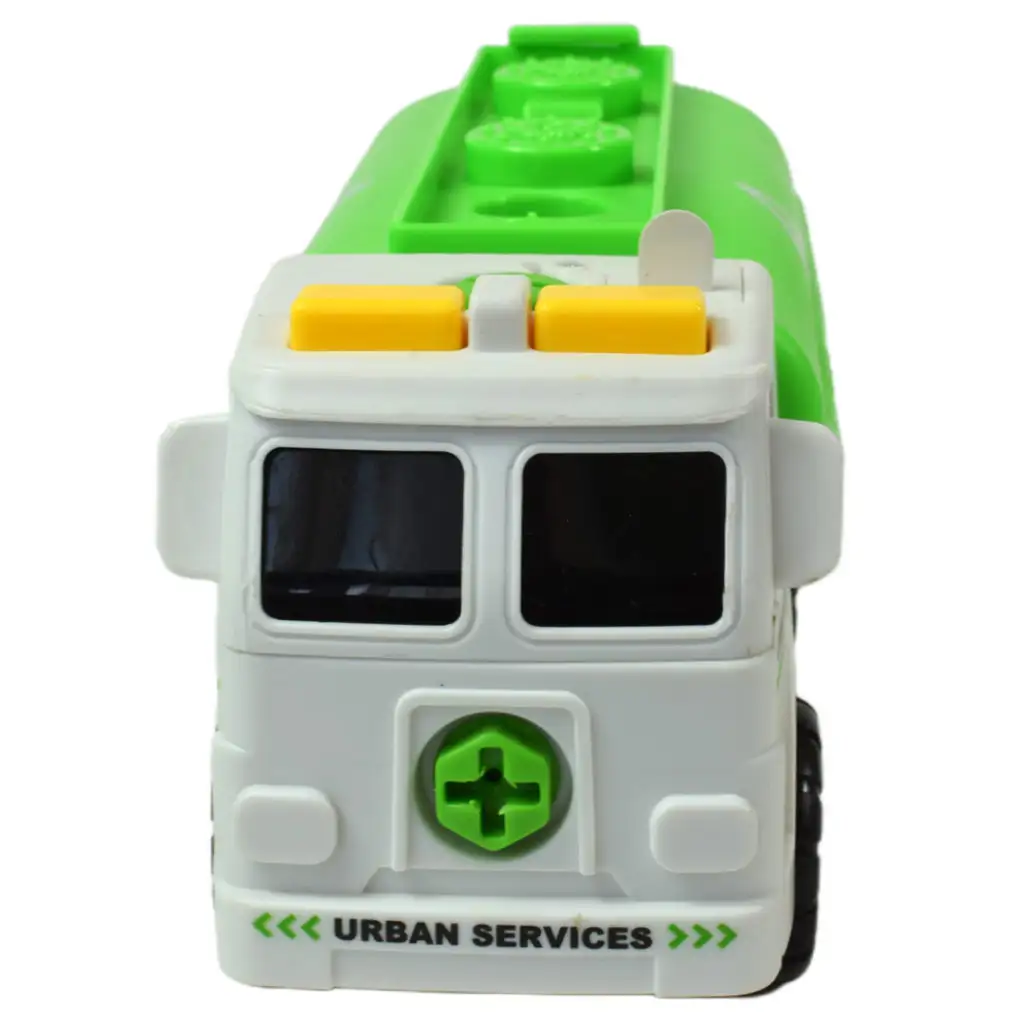 Urban Services: Szétszerelhető tartályos kamion szerszámokkal és hanggal 20cm kép 2