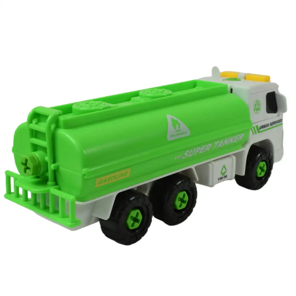 Urban Services: Szétszerelhető tartályos kamion szerszámokkal és hanggal 20cm kép 5