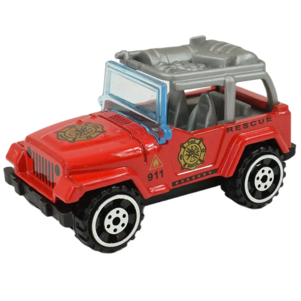 World of Trucks: Tűzoltósági kisautó többféle változatban 7cm kép 4