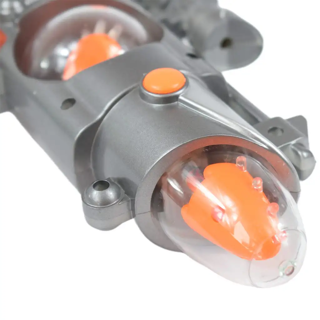 Space Warior: Elektromos űrfegyver fénnyel és hanggal 27cm kép 2