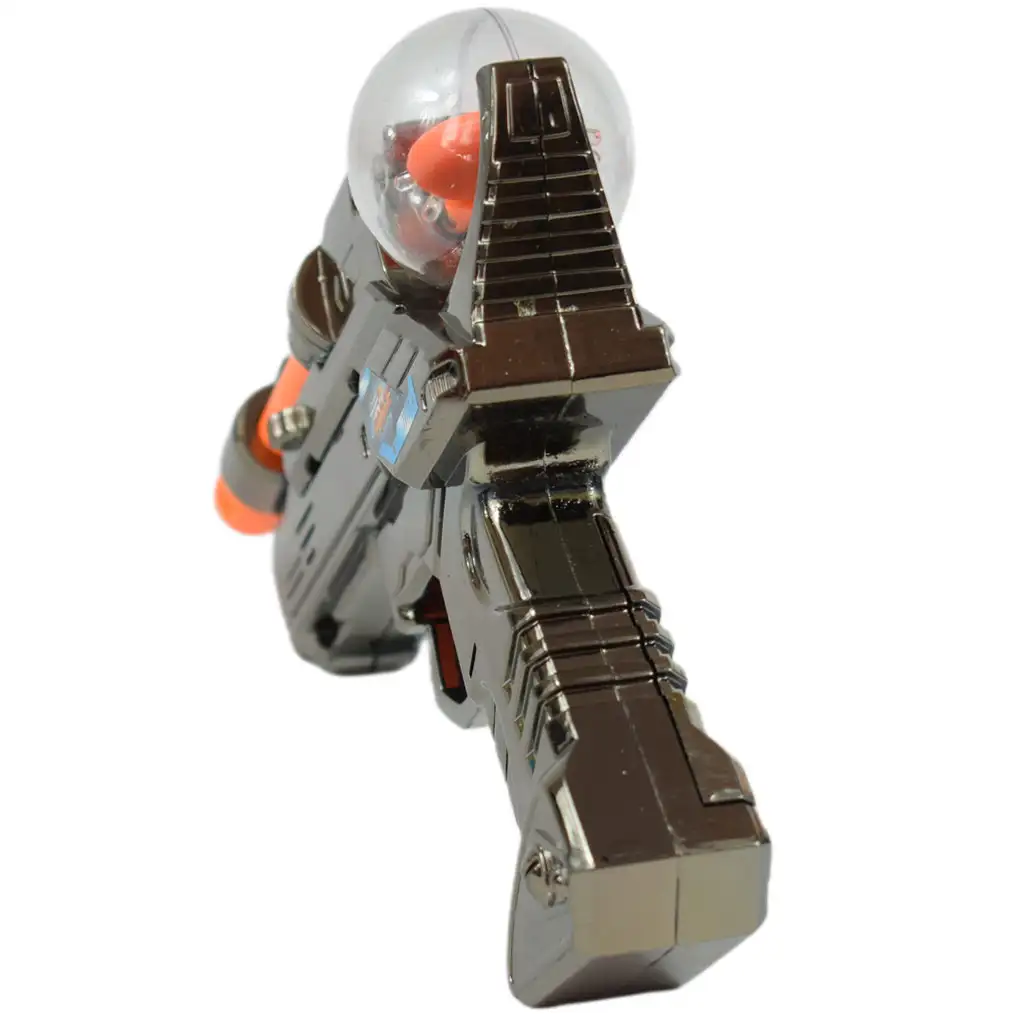 Space Warior: Metál elektromos űrfegyver fénnyel és hanggal 24cm kép 2