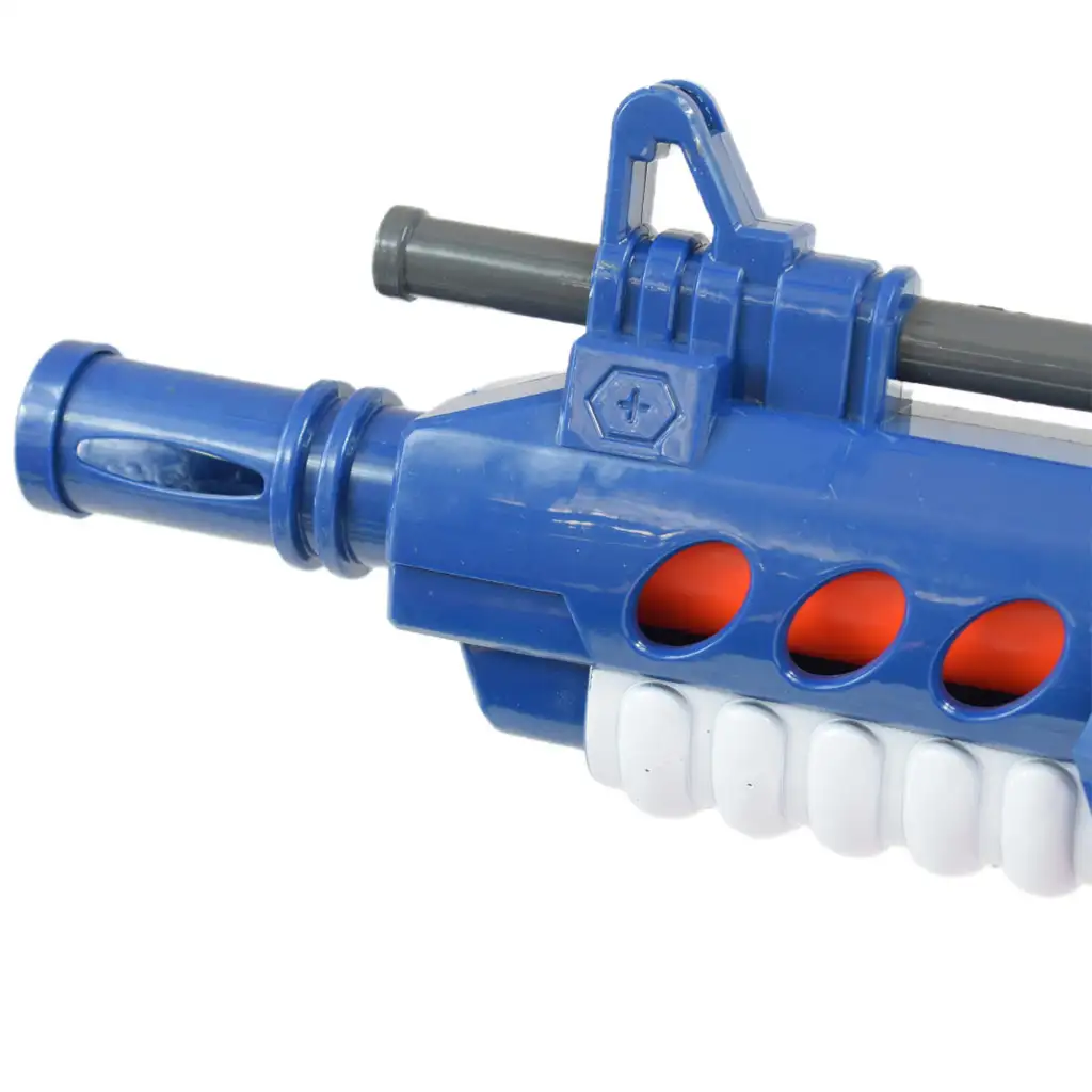 Soft Bullet Gun: Elektromos szivacslövő fegyver tárral és töltényekkel kétféle változatban 60cm kép 4